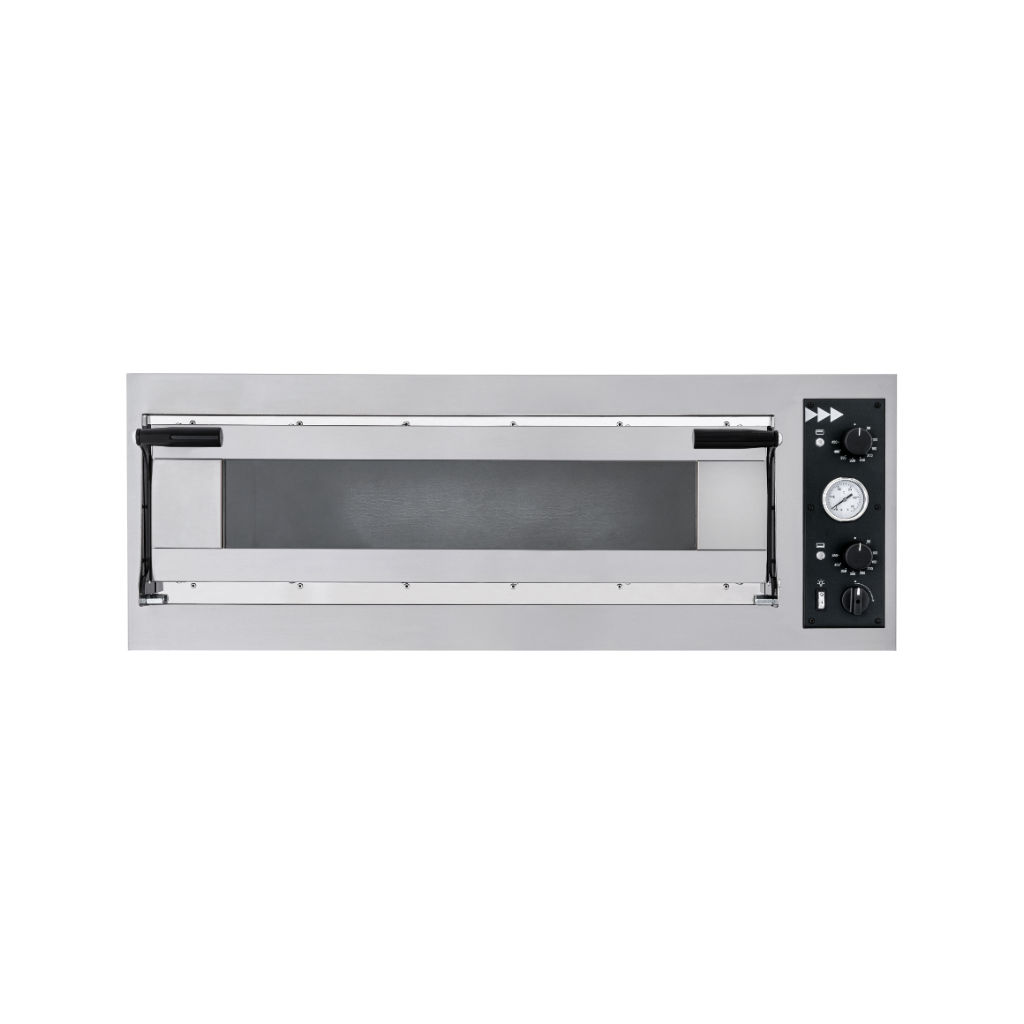 HORNO PARA PIZZA Y PAN ELECTRICO TRAYS-GLASS4 220V/60/3F 82X84 2 BANDEJAS 4 PIZZAS