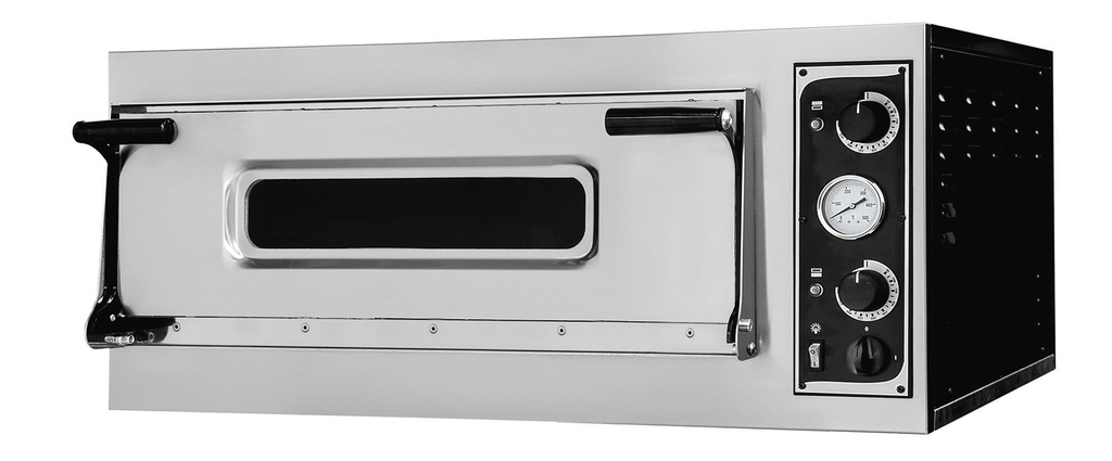 HORNO PARA PIZZA Y PAN ELECTRICO TRAYS4 220V/60/3F 82X84 2 BANDEJAS 4 PIZZAS