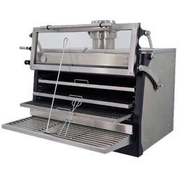 [PTCOC100104270002] HORNO BRASA PIRA120-ED ANCHO 120CM PUERTA VIDRIO ELEVABLE