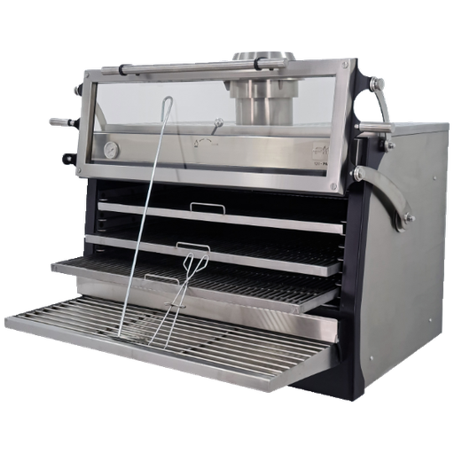 [PTCOC100104270002] HORNO BRASA PIRA120-ED ANCHO 120CM PUERTA VIDRIO ELEVABLE