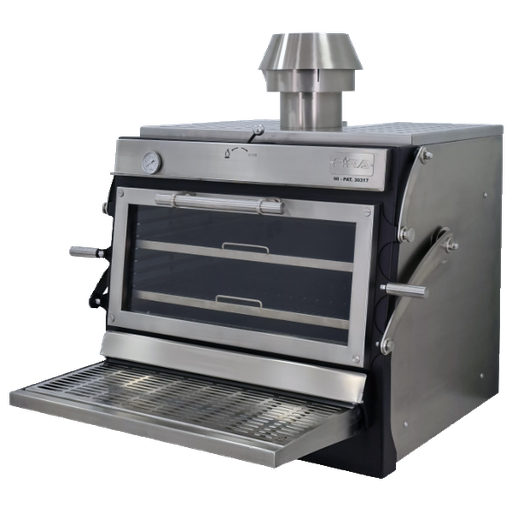 [PTCOC100102880002] HORNO BRASA PIRA90-ED ANCHO 90CM PUERTA VIDRIO ELEVABLE